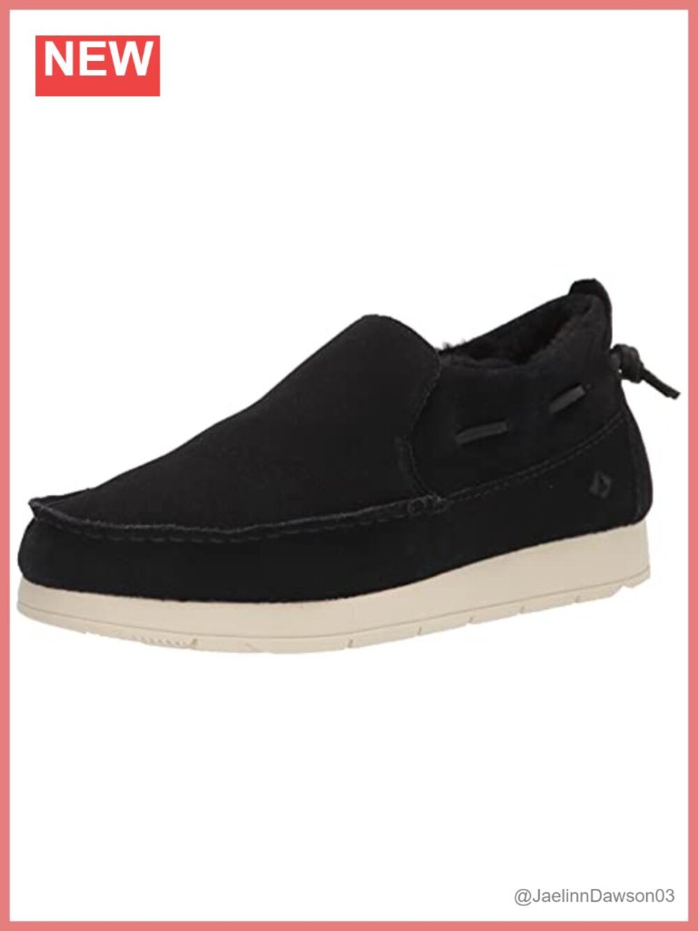 Faux Fur Lined Suede Slip-On Mocc for Women